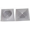 Air Ventilation Plastic Grill Cover 190mm x 190mm Ceiling Grille