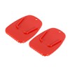 ACROPIX Universal Motorcycle Kickstand Support Plate Pad Red - Pack