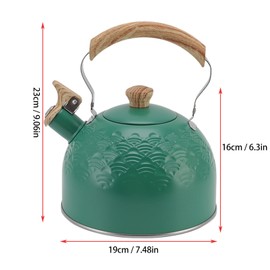 2.5L Whistling Tea Kettle for Stove Top, Stainless Steel Whistling Tea Kettle Tea Kettle Stovetop Whistling for Home Kitchen