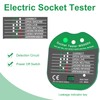 2pcs Plug Tester Socket UK With Plug For LCD Display,220v-250v,Suitable