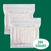 Pack of 200 Individually Wrapped Cotton Buds Individually Wrapped Double