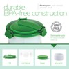 Casabella Guac-Lock Container, Green/White, Model Number: 53362