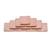 Dpofirs 10 Pcs Copper Shim, Copper Sheet Shim Piece Heatsink,