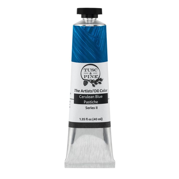 Tusc & Pine Artist Oil Paint - Cerulean Blue Pastiche,