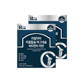 formulaReal Doctor Fish Bone Calcium Magnesium Vitamin D Zinc 1000mg x 2 60 tablets (60 day supply) / 어골칼슘 마그네슘 비타민D 아연 1000mg x 60정  2개 (60일분)