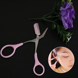 Detachable Self-Grooming Eyebrow Scissors for Length and Thinning DD-10793 6ea
