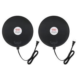 2 Pack Submersible Bird Bath Heater for Outdoors in Winter, 60w Birdbath Deicer Thermostatic Controller Water Heater with 6Ft Cord for Birdbaths, Chicken, Duck, Livestock, Poulty, Animal, Tank