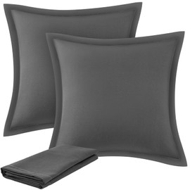 AMFUN Set of 2 Decorative Cushion Cover for Couch Sofa,45 x 45 cm Sofa Pillow Cover, Decorative Throw Pillowcases with Invisible Zipper, for Livingroom Sofa Bedroom