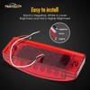Partsam 2Pcs Red 6" LED Rectangle Side Marker and Clearance