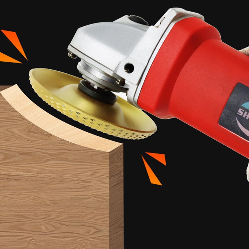 85mm/100mm Angle Grinder Sanding Disc, Carbide Wood Carving Shaping Disc,