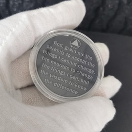 Grateful to Be Alive Sobriety Chip AA Coins and Medallions for Recovery Anniversary (Pack of 10)