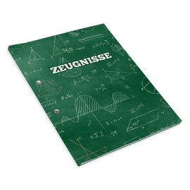 itenga Certificate Folder with Book Screws Motif Formula Expandable for Children Teenagers Adults Girls and Boys Students