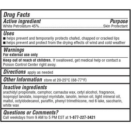 ChapStick Strawberry lip balm stick x 6 Packs Skin Protectant