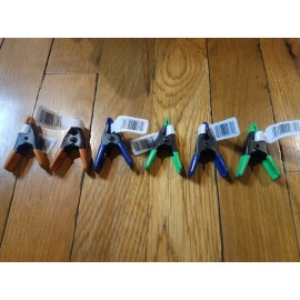 tv New 6pc 2" Mini Metal Spring Clamps Set * US FREE SHIPPING *