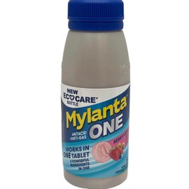 Mylanta One Antacid Anti-Gas 50 Tabs - Berry Ginger Ex06/25 Relief In Only 1 Tab