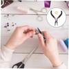 OHPHCALL Jewelry Pliers Set Round Needle Nose Ring Opening Tools
