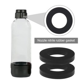 OTOTEC 5pcs Sealing Ring Gasket Rubber Sealing Ring Compatible with Sodastream Compatible with Sodaclub Carbonation System Repair Replace Part