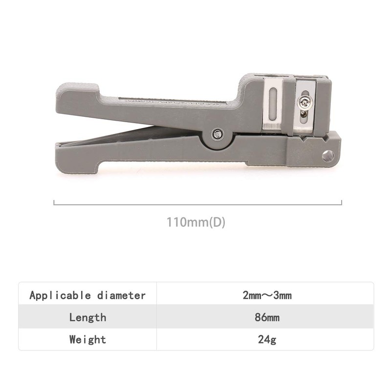 Fiber Optic Tool Cable Stripper 45-162 Buffer Tube Coaxial Cable