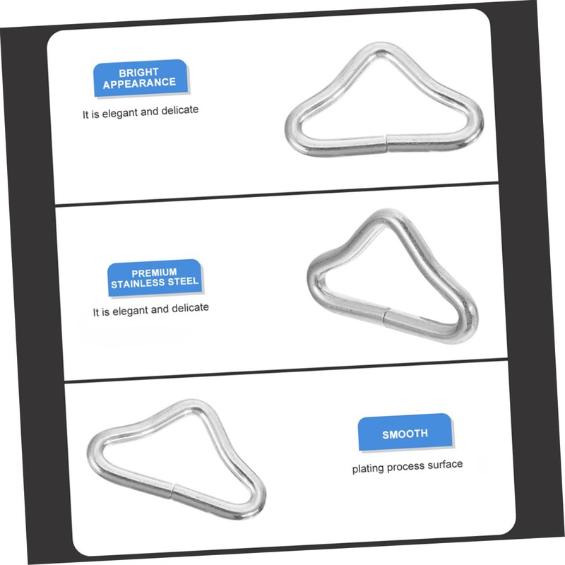 Kisangel Replacement Trampoline Spring Professional Trampoline Buckles Portable Rings