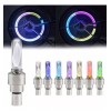 Valve Led 10 Tapones Led Valvula Llanta Auto Moto Bicicleta