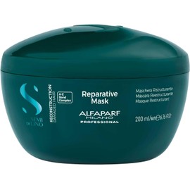 Alfaparf Milano Semi Di Lino Reconstruction - Mascarilla Reparadora Intensiva para Cabello Dañado y Maltratado, Tratamiento Cabello Medio a Grueso, Fórmula Vegana 200ml