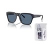 Emporio Armani EA4175 508880 55MM Matte Blue/Dark Blue Square Sunglasses