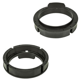 tomzz Audio 2857-023 Solid Speaker Rings Adapter Brackets Compatible with Seat Skoda VW Leon Toledo Skoda Fabia Yeti Golf Polo Passat Various Installation Locations for 165 mm Speaker
