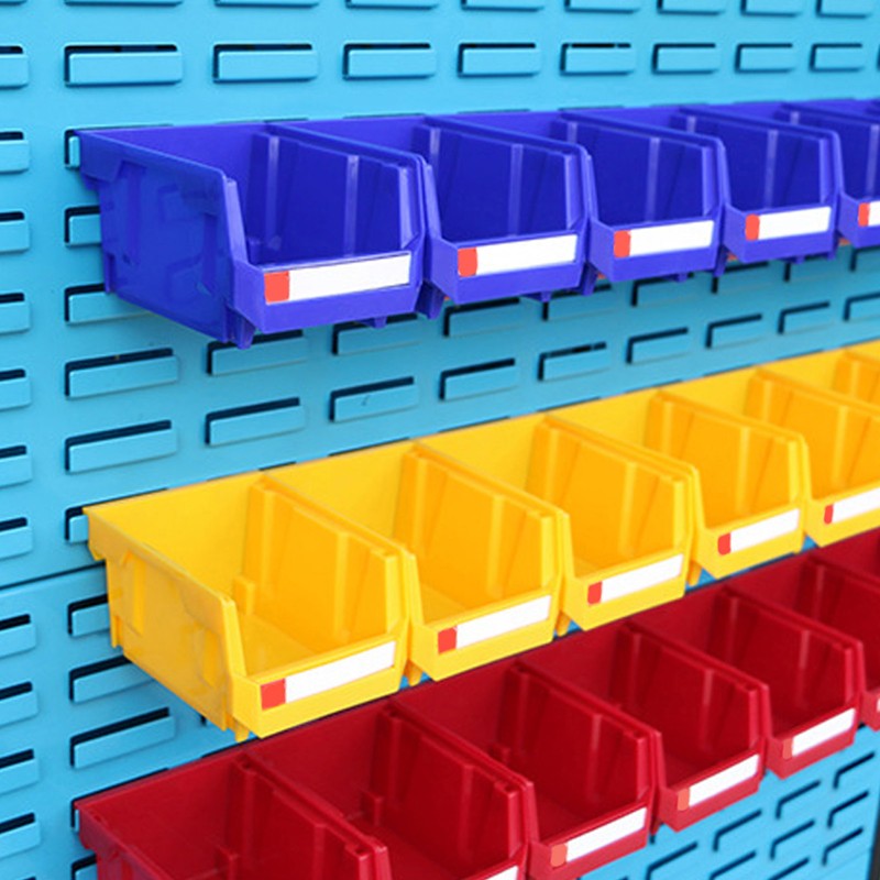 Garage Organizer Bin 377x213x178mm Thickened Slant Mouth Vertical and Back