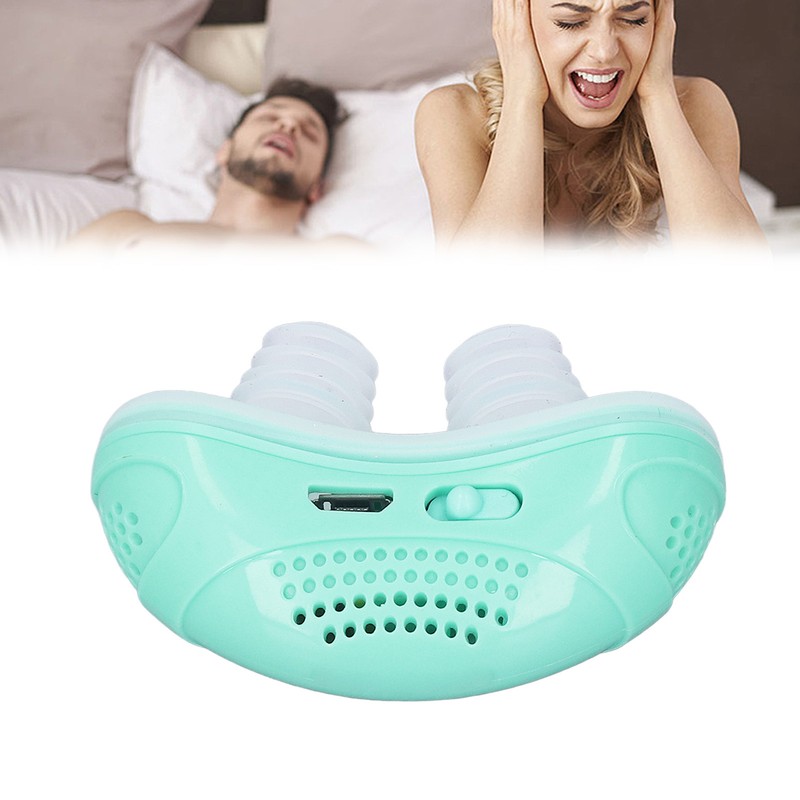 Electric Snoring Device Solution Home Travel Portable Ergonomic Men Women