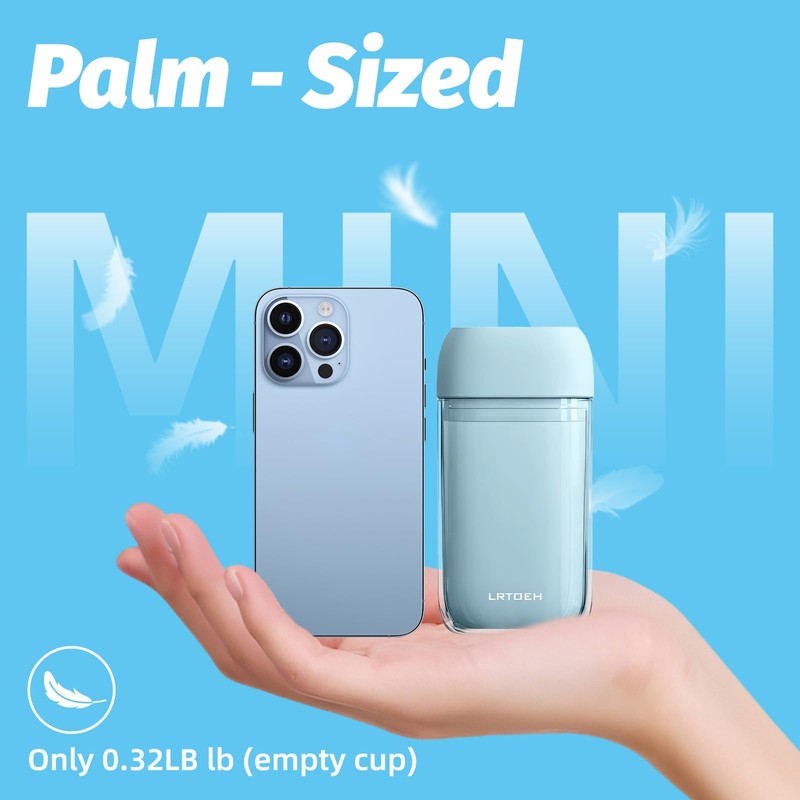 Travel Toothbrush Case, Mini Wash Cup with Foldable Toothbrush