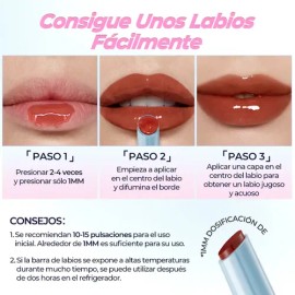 Labial Gloss Brillo Lápiz Maquillaje Larga Duración Hidratan                                                                                          