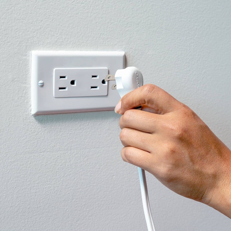 Volteck ED-10B, Extensión eléctrica doméstica, 10 m, blanca