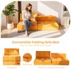 MAXYOYO Folding Sofa Bed, Convertible Sofa Bed with High-Density Support
