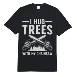 Funny Lumberjack for Men Dad Tree Cutter Arborist Chainsaw Comfort Colors Adult Heavyweight T-Shirt