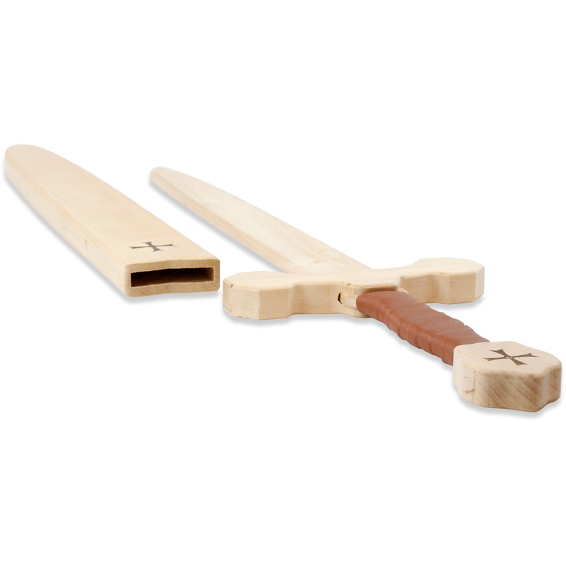 BestSaller 1012.9 Templar Sword Set with Wooden Cover, Birch 64