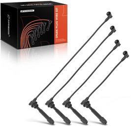 A-Premium - Juego de 4 cables de bujía de encendido compatibles con Hyundai Elantra 1996-2012, Tucson & Kia Soul Sportage Spectra Spectra5, 1.8L 2.0L naturalmente aspirado