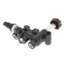 waltyotur Adjustable Combination Proportioning Valve 260-11179 Universal For Any Dual Bowl Master Cylinder 2 Inlets 3 Outlets with Brake Switch