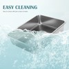IKITCHEN Stainless Steel Cat Litter Box, Large Metal Litter Pan