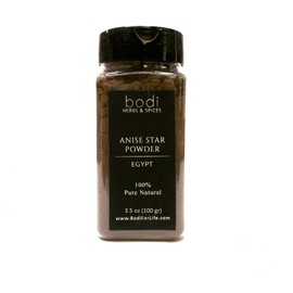 bodi : Anise Star Powder | 3.5oz to 5lb | 100% Pure Natural Hand Crafted (3.5 Oz)