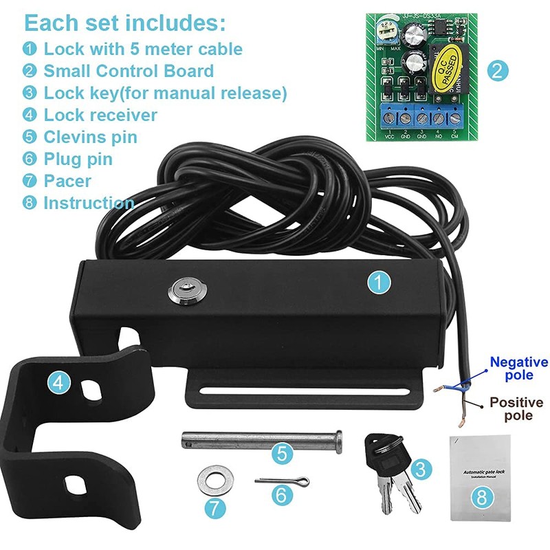 Automatic Electric Gate Lock for Swing Gate Opener Automatic Gate