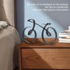 Minimalistic Bike Sculpture Metal Modern Wire Framed Style Bike Ornament