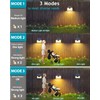 Solar Lights Outdoor 1 Pack, 140LED/3 Modes Motion Sensor Lights