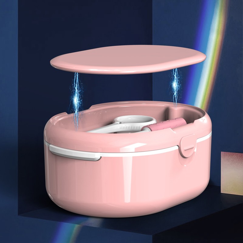 Denture Bath Box Cup Large Space Easy to Clean PP