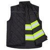 JORESTECH High Visibility Reversible Insulated Safety Vest with ANSI Compliant