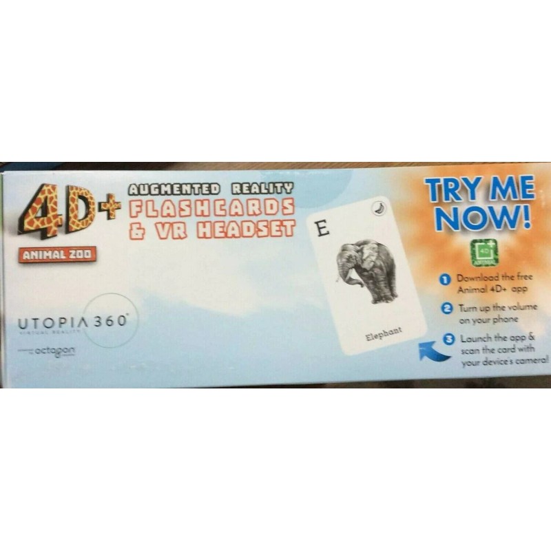 ReTrak 4D Utopia 360° Animal Zoo: Augmented Reality Cards &