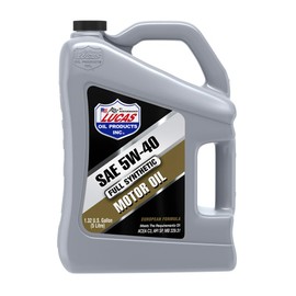 Lucas Oil Synthetic SAE 5W-40 European Motor Oil 5 Liters (Pack of 3)