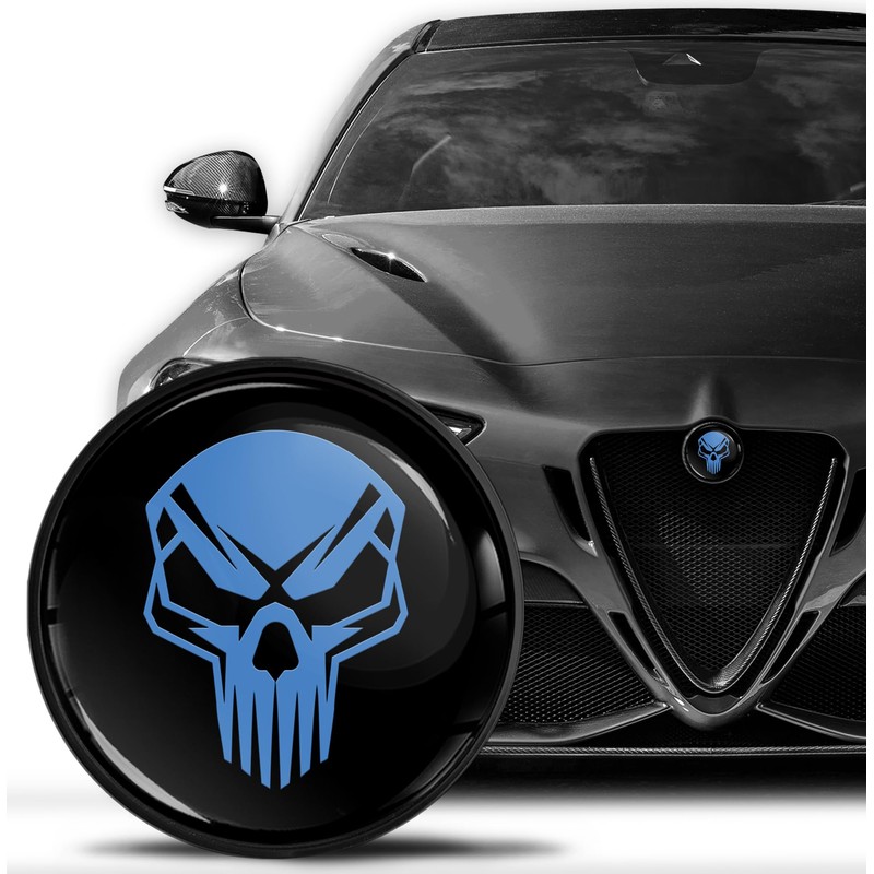 SkinoEu Emblem Compatible with Alfa Romeo Bonnet Boot 74 mm