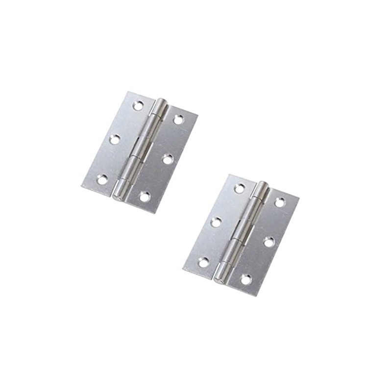 Merriway BH03802 (2 Pcs) 75mm (3 inch) Bright Zinc Plated