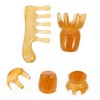 Outanaya 2pcs Gua Sha Comb Scalp Sweep Comb Head Massage
