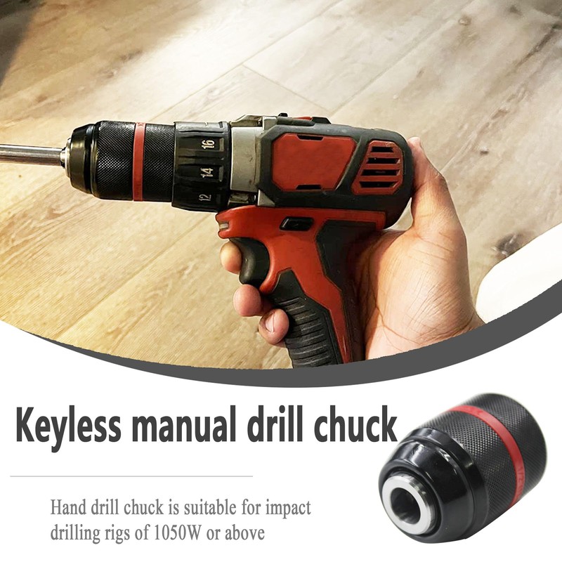 Follde Keyless Drill Chuck for Milwaukee M18, 1/2" Mount 1.5-13mm